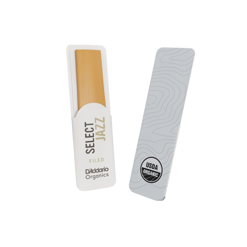 Трости для альт саксофона D'Addario Organic Select Jazz filed №3M (10 шт)