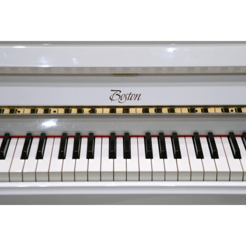 Пианино Boston UP-118E PE (BU) белое, полированное (181310, 2017 г.в.) Пианино Boston UP-118E PE (BU) белое, полированное (181310, 2017 г.в.)