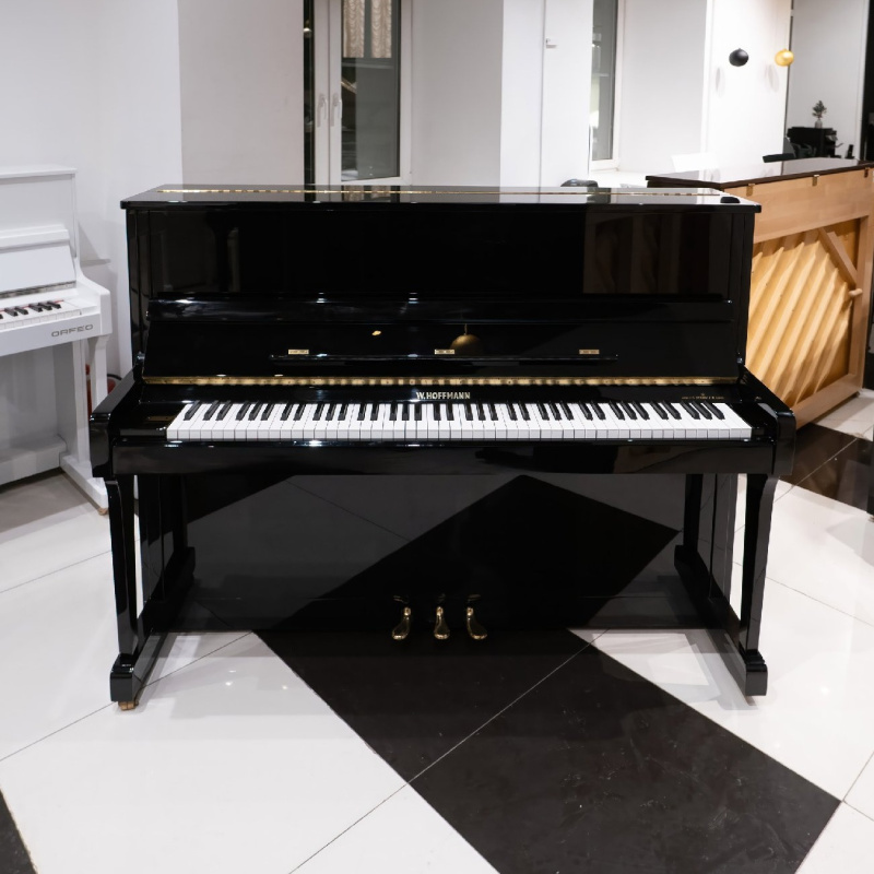 Пианино W. Hoffmann Vision V 120 (BU) черное, полированное