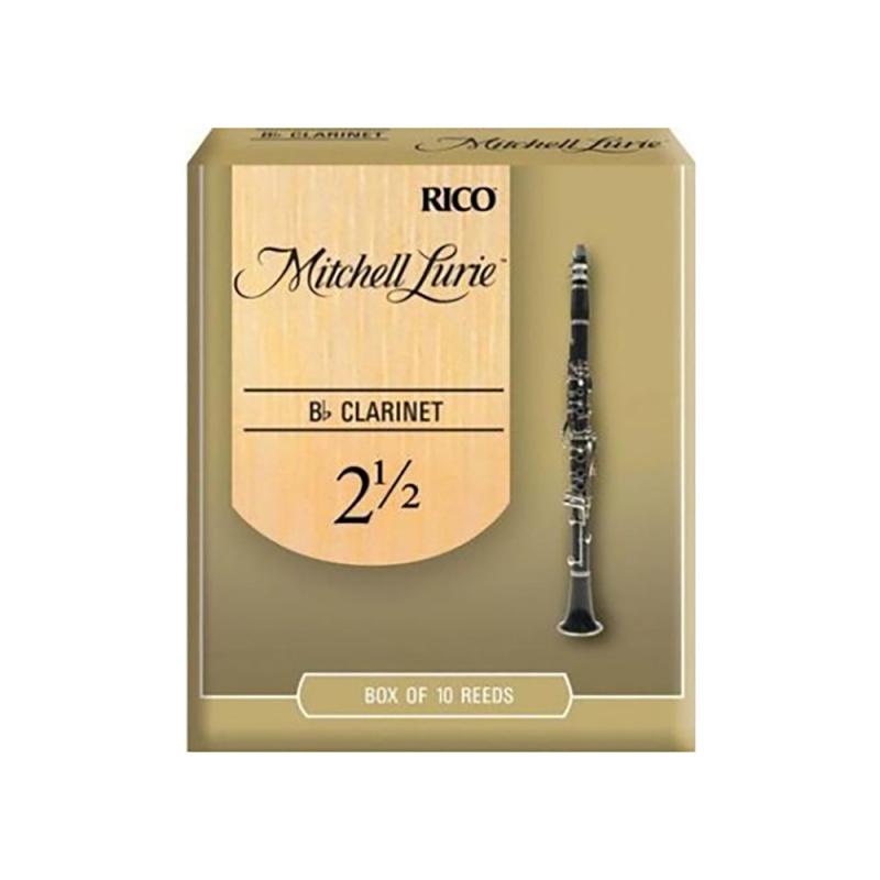 Трости для кларнета Rico Mitchell Lurie №2,5 Bb (10 шт)