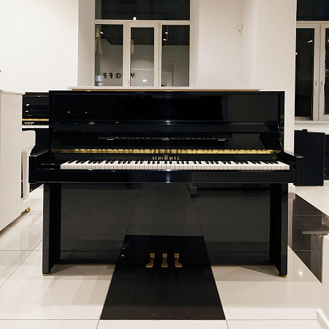 Пианино Schimmel C114 Modern Junior (BU) черное, полированное