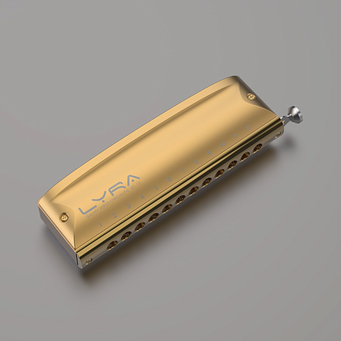 Губная гармоника Kongsheng Galaxy Series Lyra12 До-мажор (C) золото