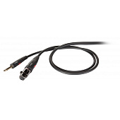 Микрофонный кабель Die Hard DHG200LU3, джек (моно) 6.3 мм - XLR (гнездо), 3 м