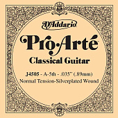 Струна для классической гитары D'Addario Pro-Arte J4505 Ля (A)
