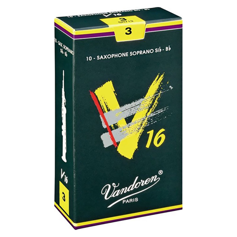 Трости для сопрано саксофона Vandoren V16 №3 (10 шт)