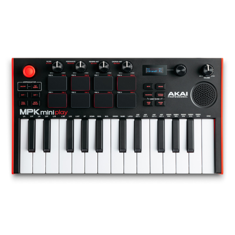 MIDI-клавиатура Akai Pro MPK mini Play MK3, 25 клавиш