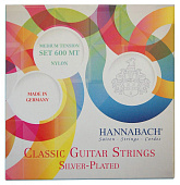 Струны для классической гитары Hannabach Silver Plated 600 MT Medium (6 шт)