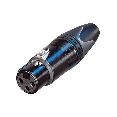 Кабельный разъем XLR Neutrik NC3FXX-B (мама)