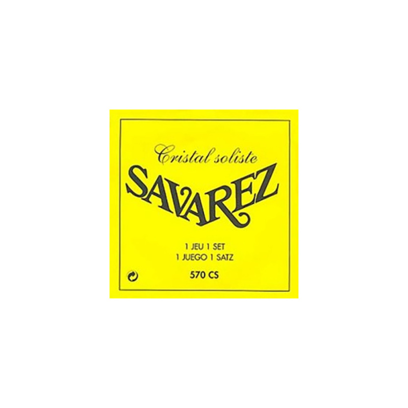 Струны для классической гитары Savarez Cristal Soliste 570 CS Very High (6 шт)