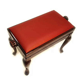 Банкетка для фортепиано Discacciati Chippendale красное дерево, полированная
