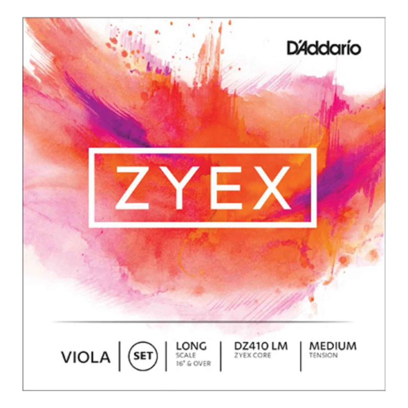Струны для альта D'Addario Zyex DZ410 LM (4 шт)