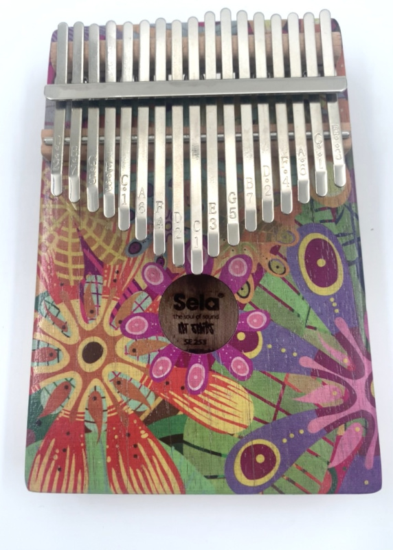 Калимба Sela Art Series SE-253 Flower Power, 10 язычков (Уценка)
